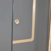 Drzwi aluminiowe z ramką
